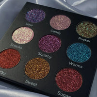 Gummy Worms Duo Chrome Eyeshadow Palette