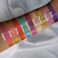 Gummy Worms Duo Chrome Eyeshadow Palette