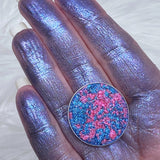 Spotted Hippo Marbled Holo Chrome Eyeshadow Single 26mm Pan