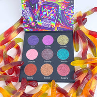 Gummy Worms Duo Chrome Eyeshadow Palette