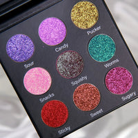 Gummy Worms Duo Chrome Eyeshadow Palette