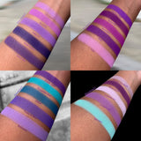 The Mattes Rainbow Purple Pressed Pigment Palette