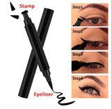 Ink - Dual Ended Liquid Black Eyeliner Pen w/ Winged Stamp